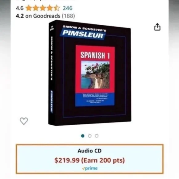 New Simon & Schuster’s Pimsleur Spanish 1,2 & 3